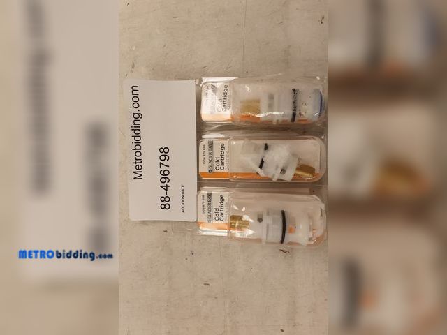 Lot 88-496798 - Lot of (3) Glacier Bay Cold Cartridges Assembly RP90113