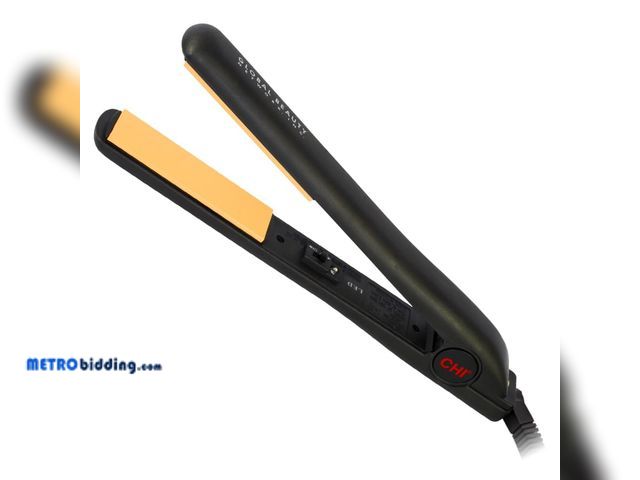 Lot 88-492695 - CHI Original Ceramic Flat Iron, Straightener For A Smooth Finish, Ceramic Floating Plates, Quick Hea...