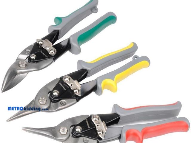 Lot 88-491631 - Anvil - Straight-Cut Aviation Snip (3-Pack)