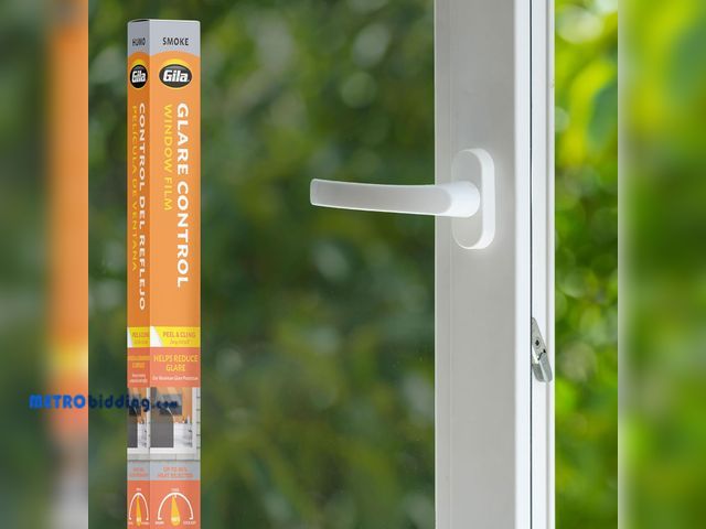 Lot 88-498206 - Gila CS78 Glare Control Smoke FIlm-36 x6.5' Window Film, 36" x 6.5, 19 Sq Ft