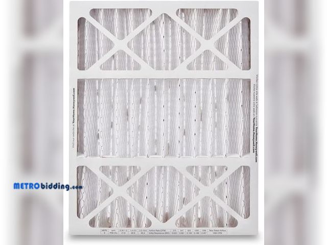 Lot 88-490970 - Honeywell Home 20x25x4 MERV 8, AC Furnace Air Filter