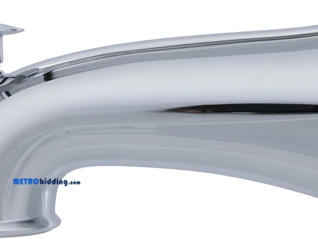 Lot 88-498945 - Danco Decorative Bathtub Faucet Spout Length | Chrome Finish (10315), 6 Inches/Pull Up Diverter
