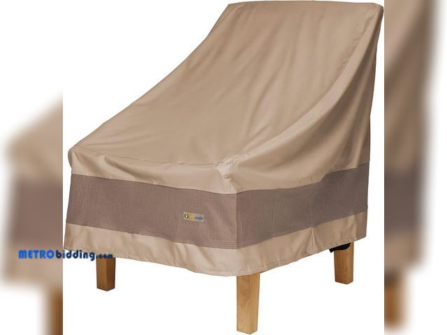 Lot 88-498147 - Duck Covers Elegant Waterproof 29 Inch W Patio Chair Cover, Outdoor Chair Covers