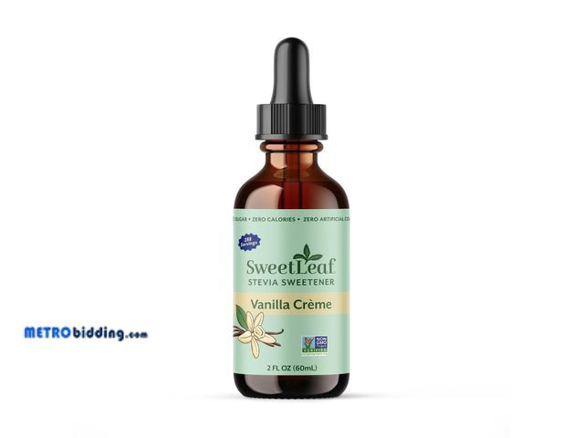 Lot 88-482484 - SweetLeaf Stevia Drops Liquid Sweetener, Vanilla Creme - 2 Fl Oz, Pack of 1