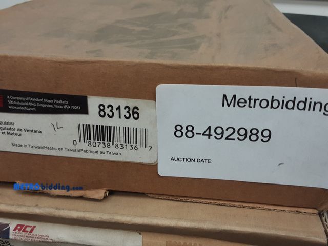 Lot 88-492989 - ACI Window Lift Motor 83136 Power Window Motor and Regulator Assembly