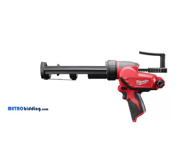 Lot 88-483591 - Milwaukee
M12 12V Lithium-Ion Cordless 10 oz. Adhesive and Caulk Gun (Tool-Only)