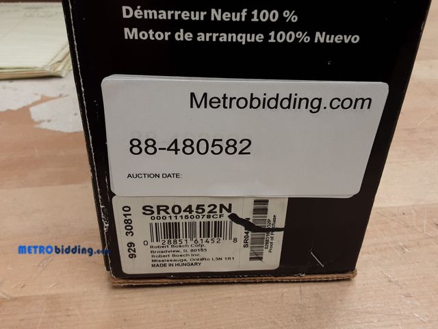 Lot 88-480582 - BOSCH SR0452N PREMIUM STARTER