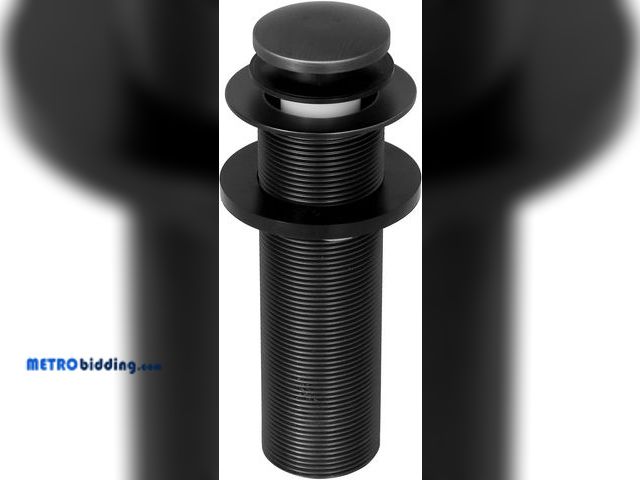Lot 88-501677 - ruiling Pop-Up Bathroom Sink Drain with Overflow in Matte Black