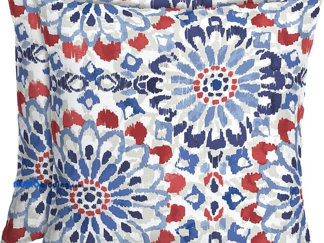 Lot 88-498599 - Arden Selections Outdoor Toss Pillow (2 Pack) 16 x 16, Clark Blue