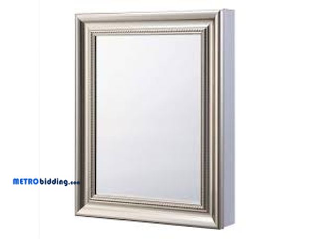 Lot 88-490591 - Glacier Bay 24 in. W x 30 in. H Rectangular Medicine Cabinet with Mirror