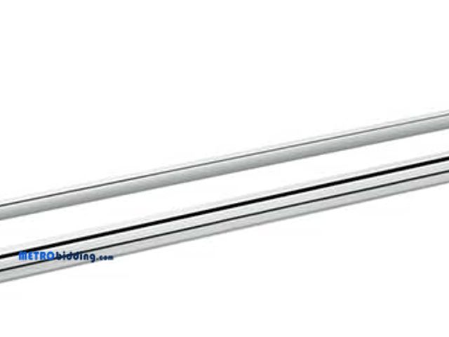 Lot 88-497754 - hansgrohe Dual Towel_Bar 25-inch Modern Towel_Bar in Chrome, 41712000