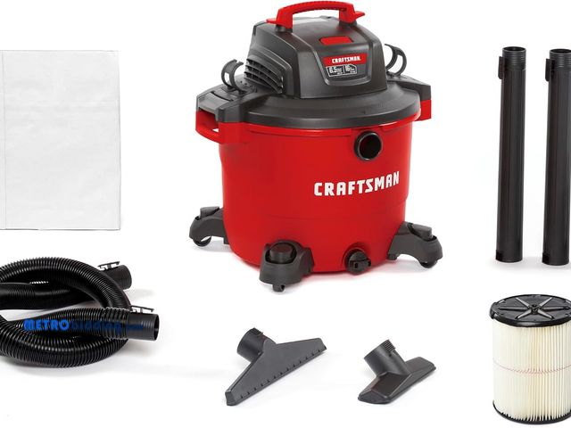 Lot 88-482556 - CRAFTSMAN CMXEVBE17595 16 Gallon 6.5 Peak HP Wet Dry Shop Vacuum