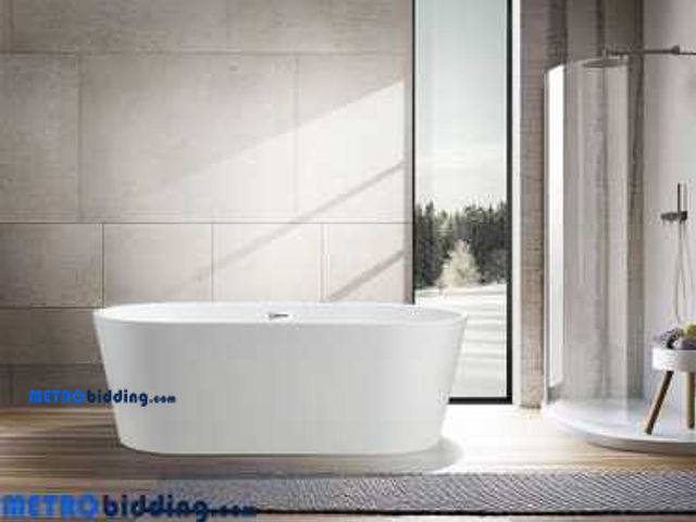 Lot 88-563418 - Vanity Art Domme Acrylic Freestanding Bathtub