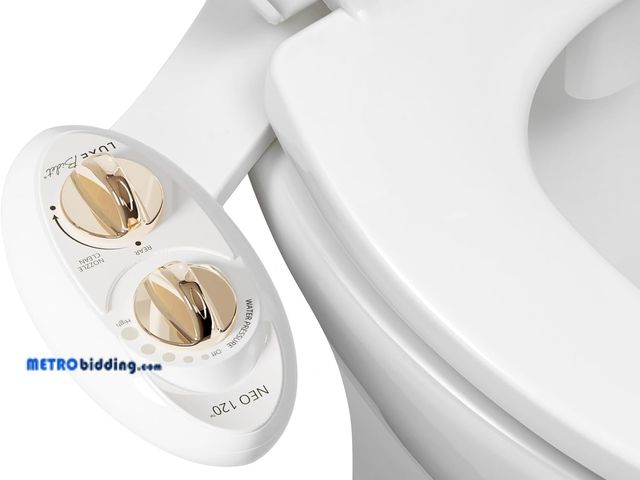 Lot 88-498043 - LUXE Bidet NEO 120 - Self-Cleaning Nozzle, Fresh Water Non-Electric Bidet Attachment for Toilet Seat...