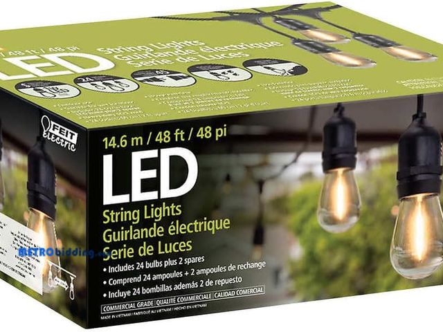 Lot 88-498215 - Feit LED String Lights (48'), Used