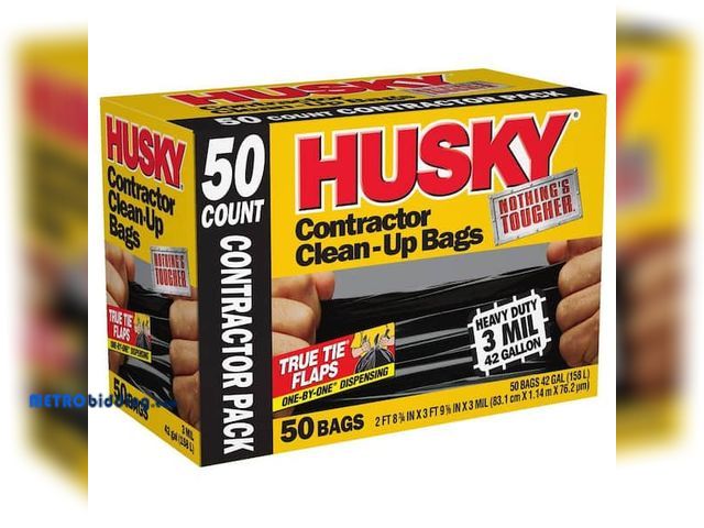 Lot 88-748421 - Husky
42 Gal. Contractor Bags (50-Count)