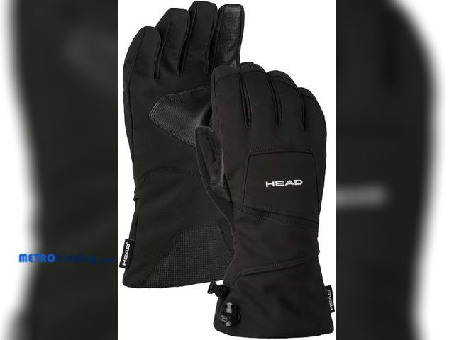 Lot 88-493736 - HEAD Mens Womens Unisex Touchscreen Compatible Ski Gloves - Zippered Heat/Storage Pocket, Enhanced G...