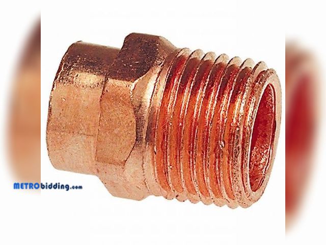Lot 88-482352 - Everbilt 3/4 in. Copper Pressure C x MPT  Male Adapter C604