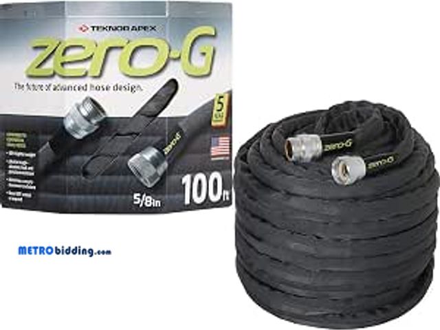 Lot 88-482592 - zero-G 5/8" x 100ft Garden Hose, Lightweight Kink-Free Water Hose 4001-100 | Lightweight Assembled i...