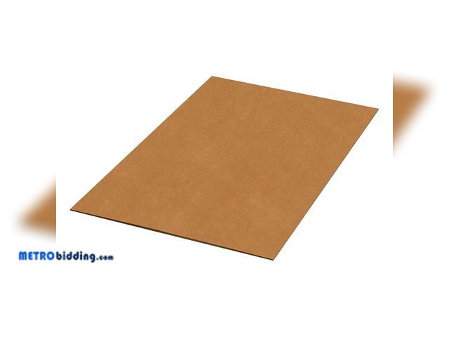Lot 88-491307 - BOX USA Double Wall Corrugated Cardboard Sheets, 36" x 48", Kraft (Pack of 5)