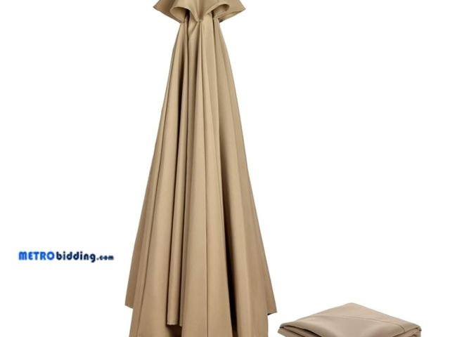 Lot 88-503470 - Replacement Umbrella Canopy for 10ft 6 Rib Patio Umbrella Fabric Replacement Outdoor Market Umbrella...