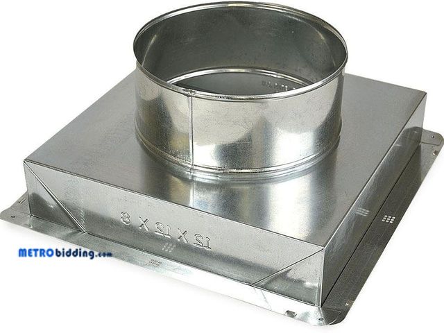 Lot 88-496423 - Master Flow 12 in. x 12 in. to 10 in. Ceiling Register Box
