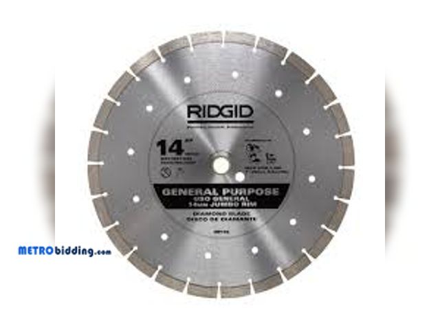 Lot 88-493664 - RIDGID 14 in. Segmented High-Rim Diamond Blade HD-MP14G