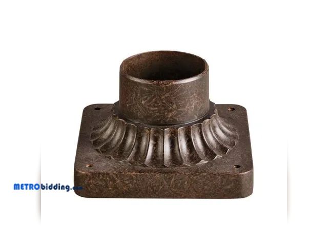 Lot 88-499229 - Kichler 9592 AGZ 5.75" Post for Kichler Landscape Post Lights Aged Bronze