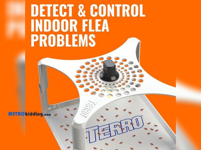 Lot 88-498505 - Terro T230 Indoor Electric Flea Trap and Killer - Refillable Flea Traps for Inside Your Home
