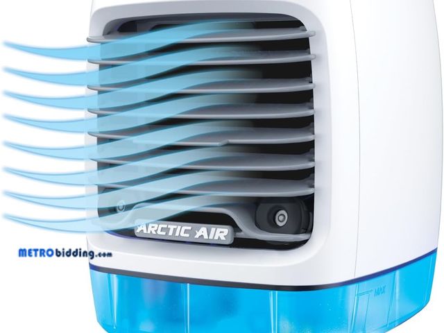 Lot 88-482627 - Maxx Chill 120-Volt White Ventless Portable Air Conditioner Hydro-Chill Tech