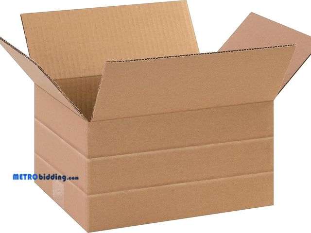 Lot 88-498595 - 24 x 12 x 6" Multi-Depth Corrugated Boxes