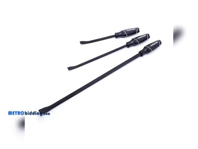 Lot 88-491860 - Husky Pry Bar Set (3-Piece) H3PCPRYSET