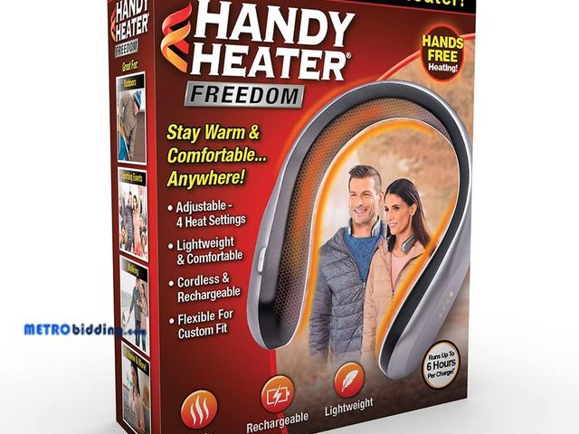 Lot 88-498922 - Ontel Handy Heater Freedom - Wearable Neck Heater for Cold Winters, 4 Heat Settings &amp; Comfort-He...