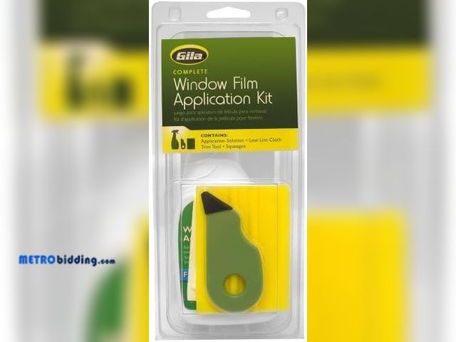 Lot 88-498020 - Gila Clear Indoor Window Film Application Kit 11.25 in. W x 11.25 in. L