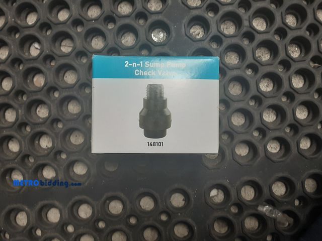 Lot 88-484424 - 2-n-1 sump pump check valve