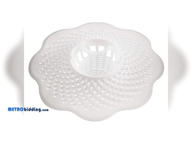 Lot 88-496075 - Everbilt Tub Drain Hair Catcher in White 865090