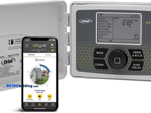 Lot 88-482414 - Orbit B-hyve Smart Sprinkler Controller, 6-Zone - 57946 | App Controlled with Custom Irrigation Sche...