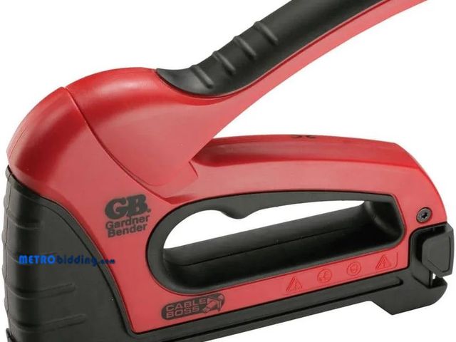 Lot 88-404410 - Cable Boss Professional Grade Staple Gun for Secures NM, Coaxial, VDV, Low Voltage Wire and Cable