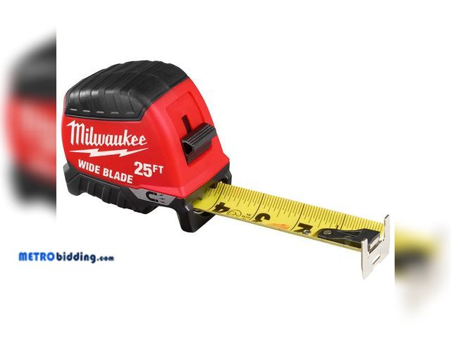 Lot 88-491754 - Milwaukee 25 Ft. Wide Blade Magnetic Tape Measure
Item No.
SKU# 48-22-1225M