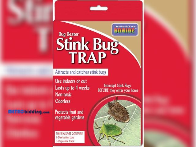 Lot 88-498291 - Bonide Bug Beater Stink Bug Trap, Attracts and Catches Stink Bugs Indoors and Outdoors, Long Lasting...