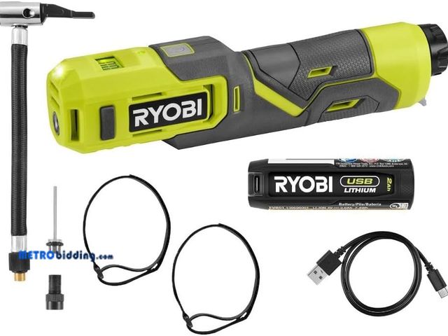 Lot 88-480240 - Ryobi fvif51k HIGH PRESSURE INFLATOR No Battery used lot 3963