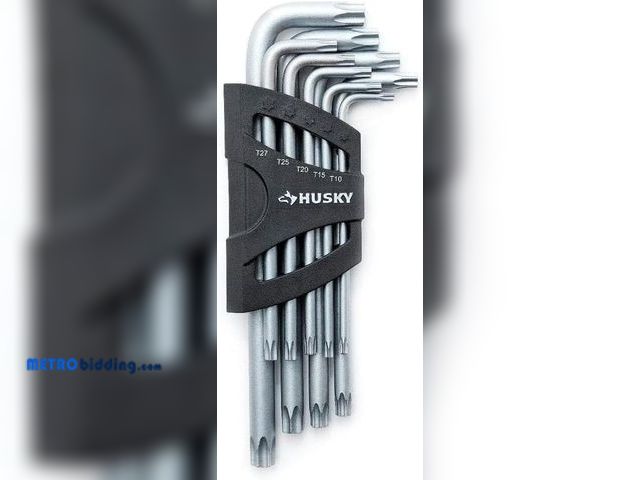 Lot 88-480023 - Magnetic Tamperproof TORX L-Key Set (9-Piece)