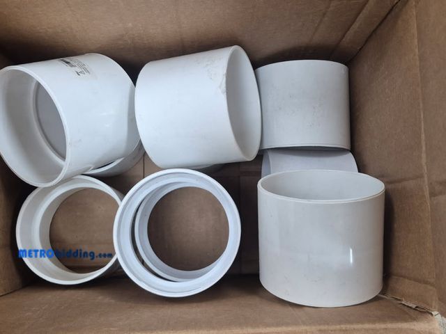 Lot 88-484281 - Lot of (10): 4 in PVC Coupling