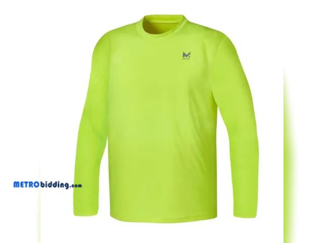 Lot 88-491897 - Mission Unisex Large Hi Vis Yellow Cooling Long Sleeve Performance Shirt