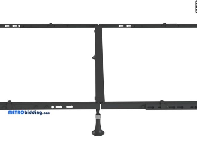 Lot 88-480525 - Hollywood Bed Frames Low Profile Premium Lev-R-Lock(R), Queen (U.S. Standard), Black