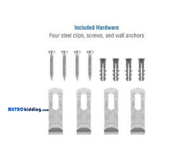 Lot 88-481007 - Glacier Bay Fixed Mirror Mounting Clips (4-Pack) , Lot of 2