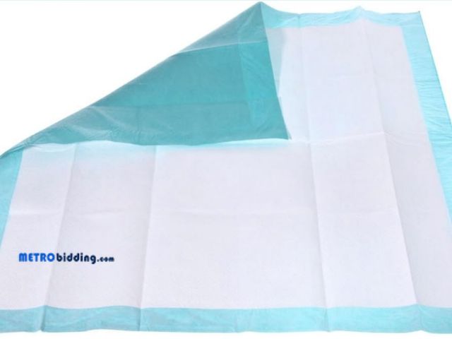 Lot 88-483153 - Approx. 60, Disposable Chux Underpad - Large  Size 29.5 x 35.5 Inch - Incontinence Waterproof Pee Pa...