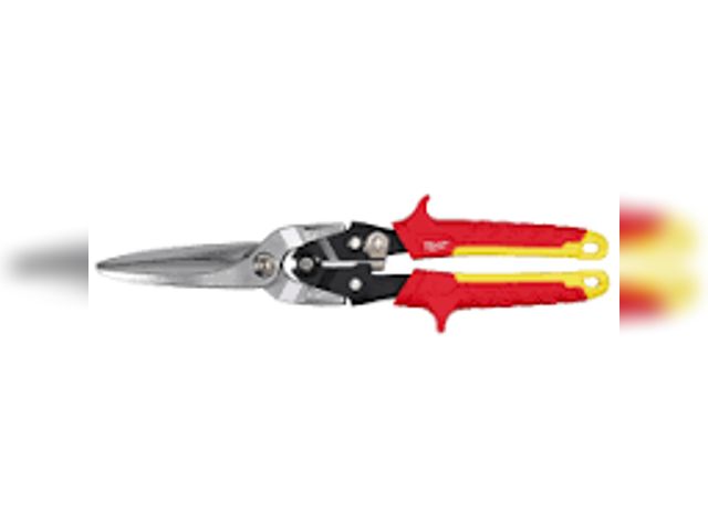 Lot 88-480078 - Milwaukee 11.5 in. Long Straight-Cut Aviation Snips 48-22-4567