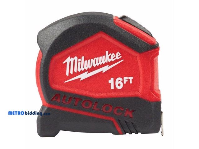 Lot 88-480536 - Milwaukee Measure Tape Tape Measure AUTOLOCK 16FT