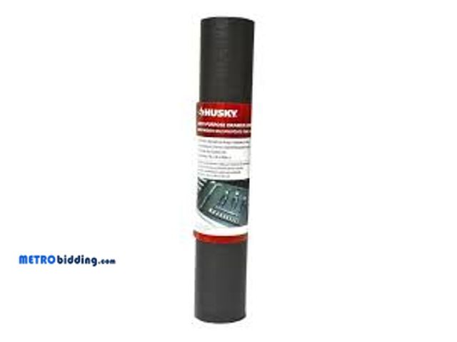 Lot 88-493872 - Husky 18 in. x 100 in. Black Premium Solid Drawer Liner DTC130001